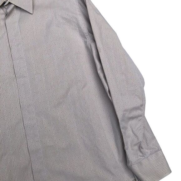 RARE Versace Shirt Big Logo Patterned Dress Shirt - Picture 6 of 12